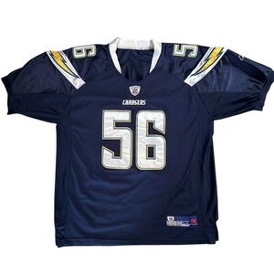 San Diego Chargers Sean Merriman Sewn On Football Jersey 2XL
